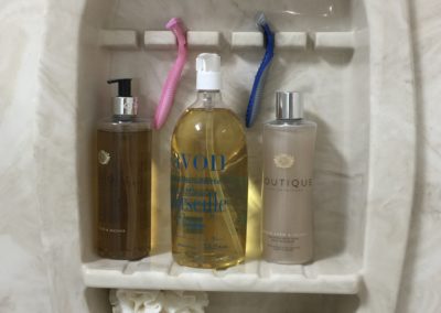 Large Inset Soap and Shampoo Holder